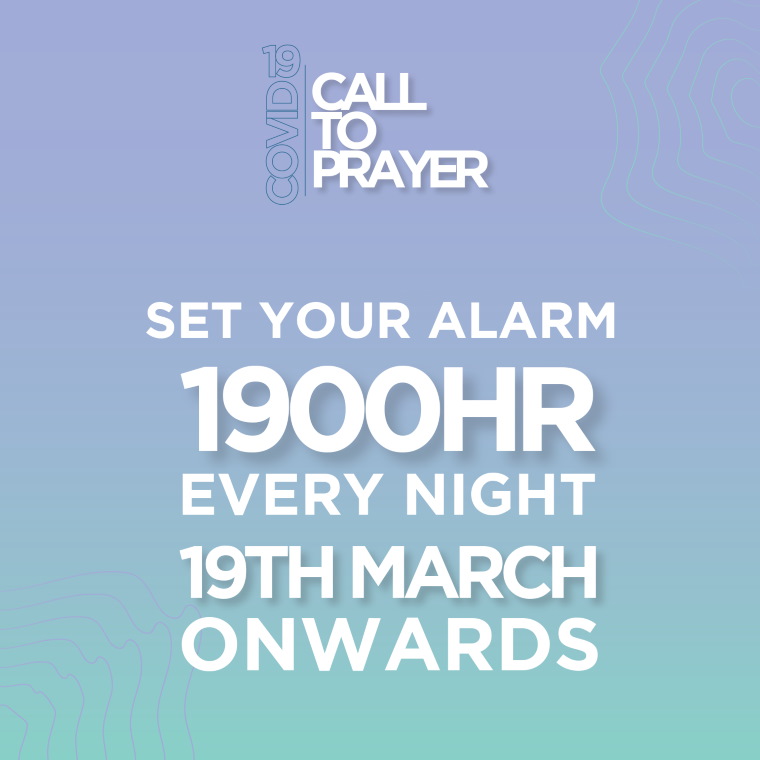 Call for Prayer 1900HR every night