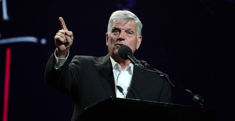 Franklin Graham speaking in Adelaide this week.