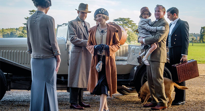 Downtown Abbey Movie Scene