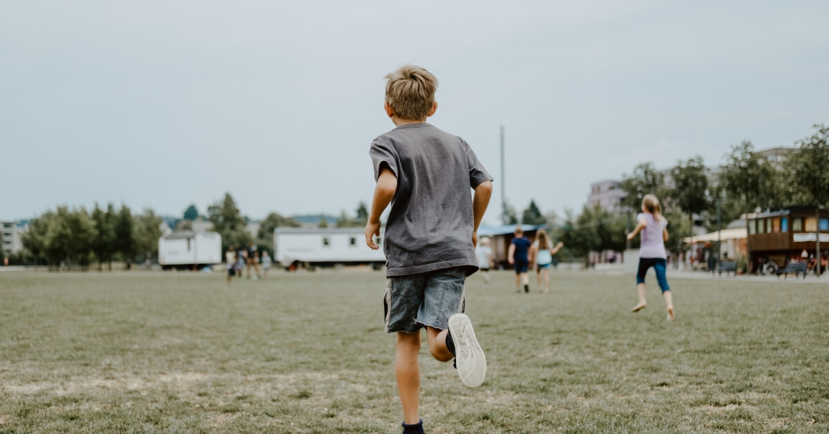 boy running